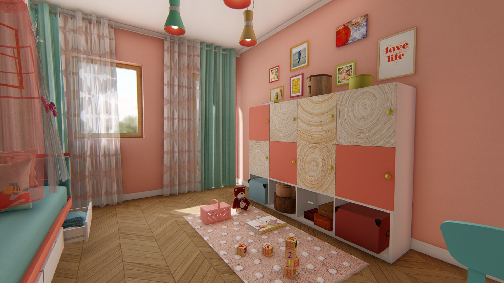 pink room