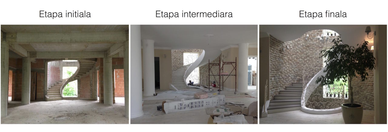 etapele procesului de design interior