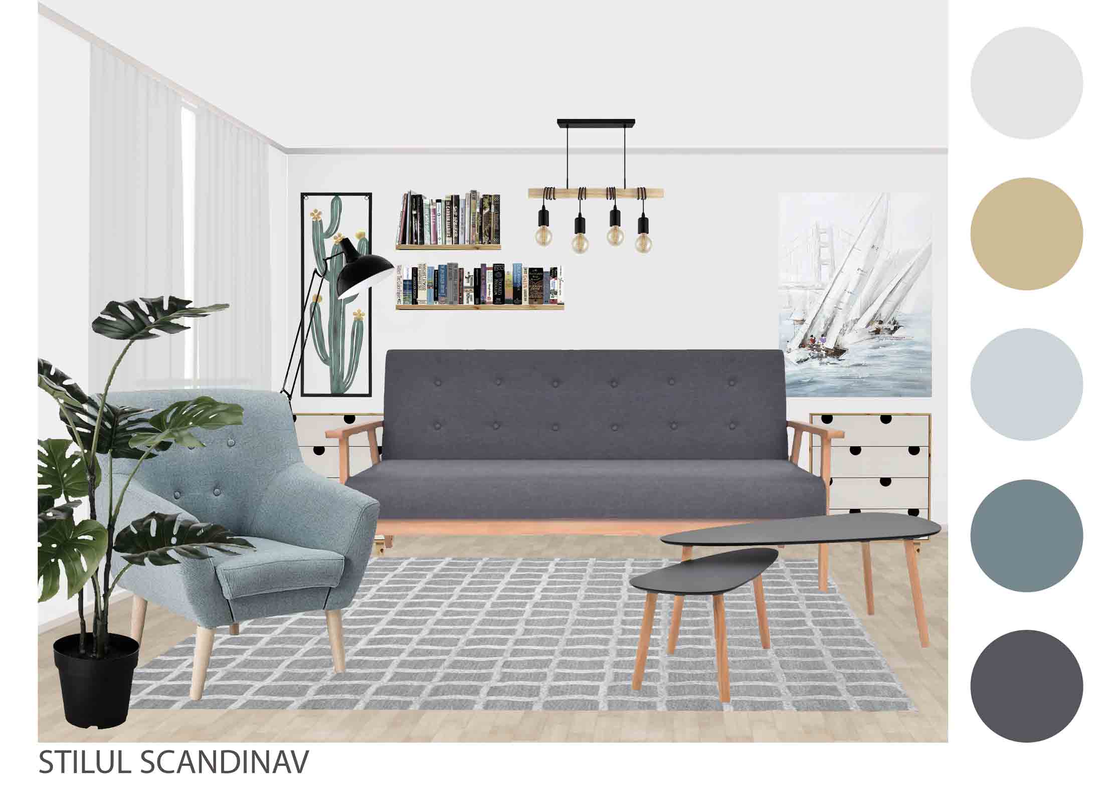 living in stil scandinav